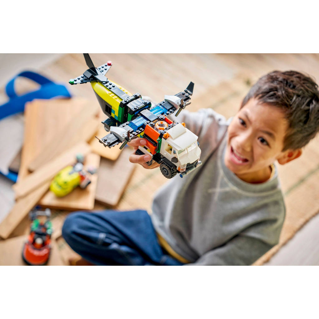 Конструктор LEGO City Ремікс літака, вантажівки та судна на повітряній подушці (60505-) - picture 11