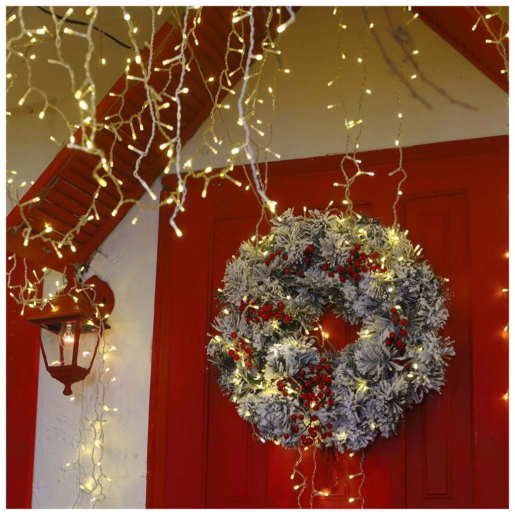 Гірлянда ColorWay Бахрома 3 м x 0.6 м 100 Led IP20 кольорова USB (CW-GF-100L36UMC) - зображення 11