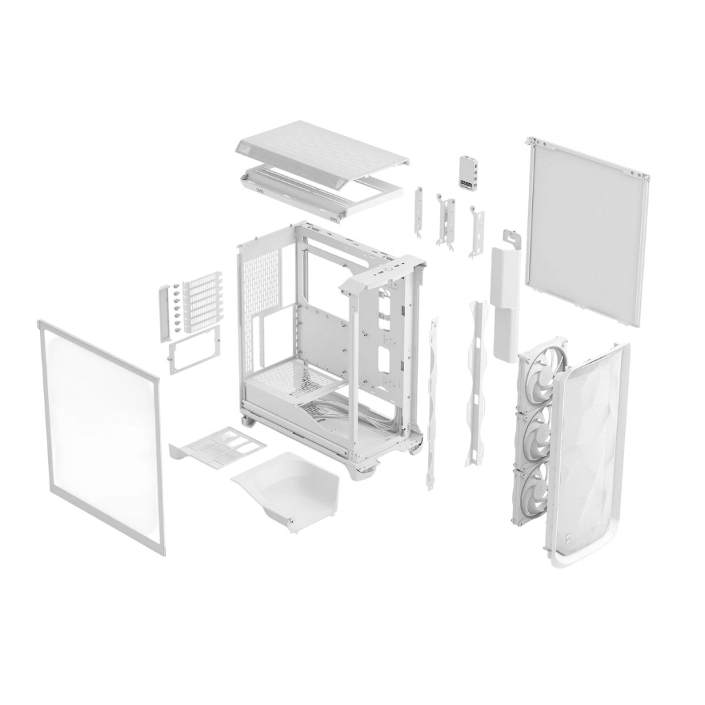 Корпус для ПК Fractal Design Meshify 3 Ambience Pro RGB WTG (FD-C-MES3A-05) - зображення 11