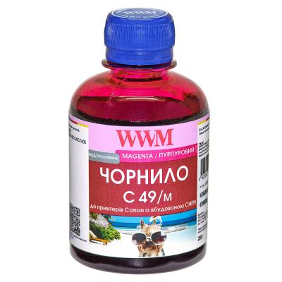 Чорнило WWM CANON GI-490 200г Magenta (C49/M) - зображення 1