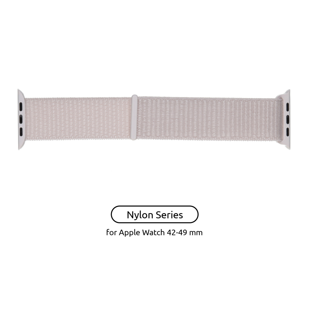 Ремінець до смарт-годинника Armorstandart Nylon Band для Apple Watch 49/46/45/44/42 (Series 1-3) Pink (ARM55854) - зображення 1