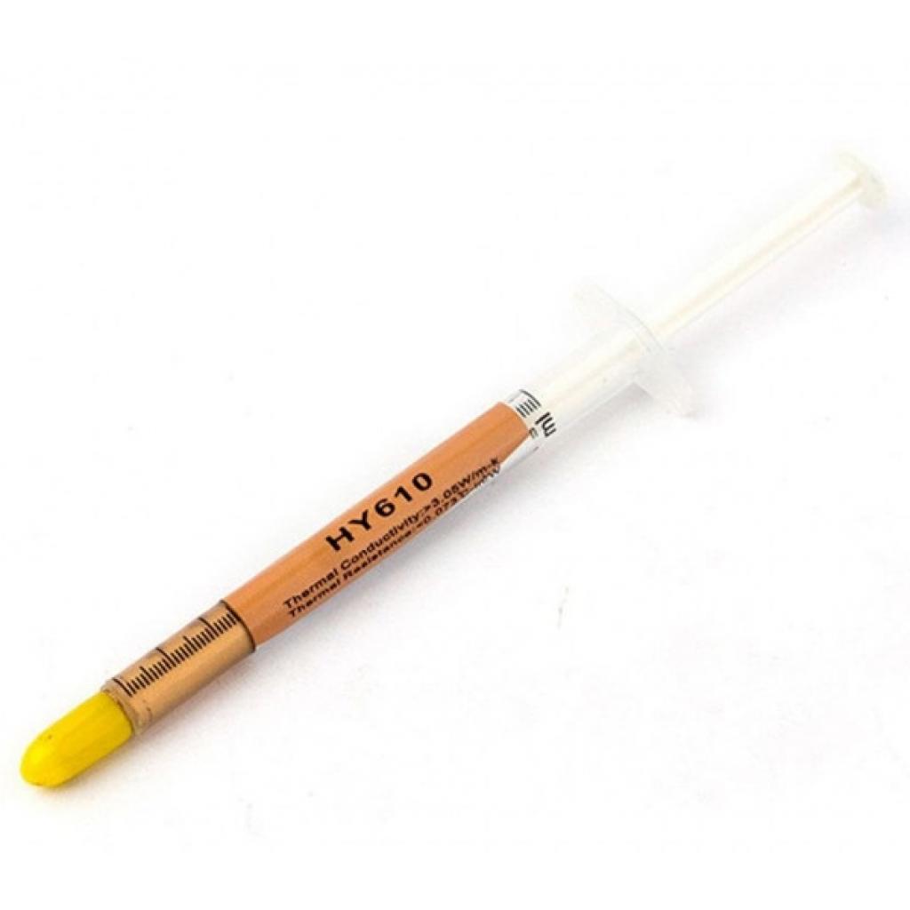 Термопаста Halnziye HY-610 1g, шприц - зображення 1