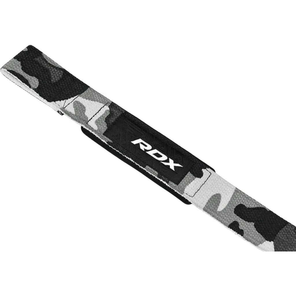 Кистьові лямки RDX W1 Gym Single Strap Camo Gray Plus (WAN-W1CG+) - зображення 3