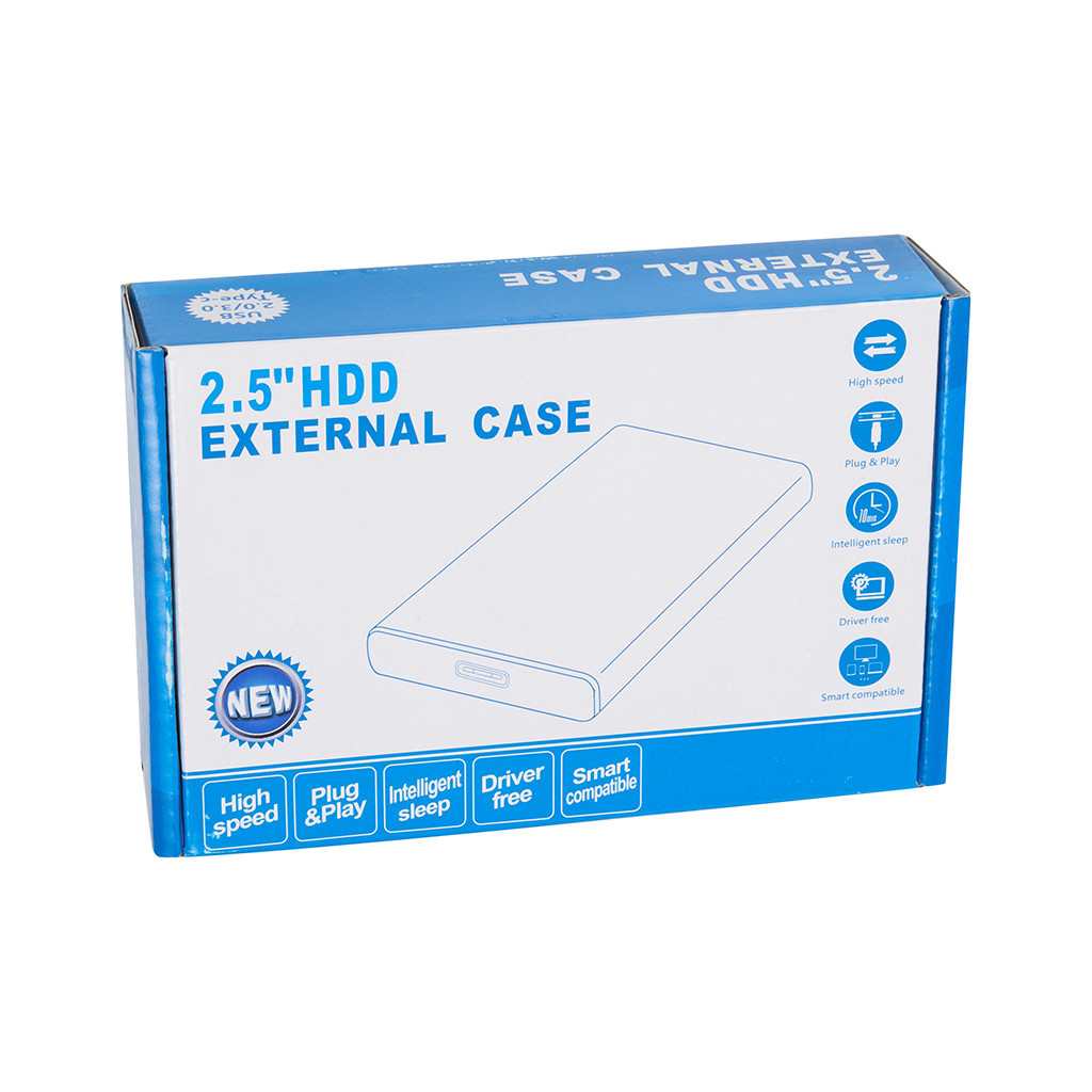 Кишеня зовнішня PowerPlant HDD 2.5" USB3.0, 6.5 cm (HC380015) - зображення 3