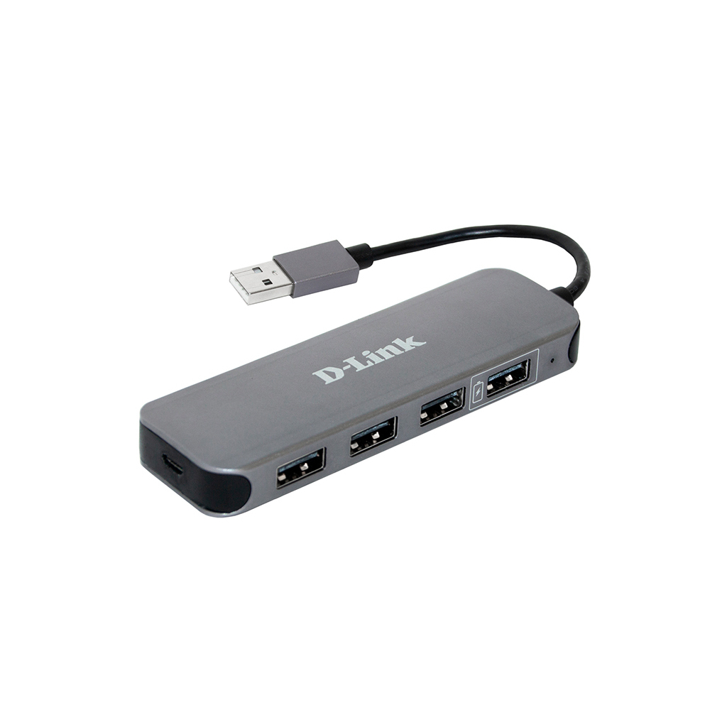 Концентратор D-Link DUB-H4 4xUSB2.0, USB2.0 (DUB-H4) - зображення 1