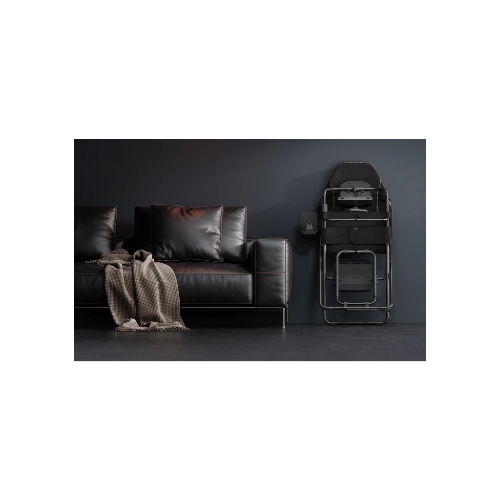 Крісло ігрове GamePro з кріпленням для керма, педалей та коробки передач Black (RS400B) - зображення 11