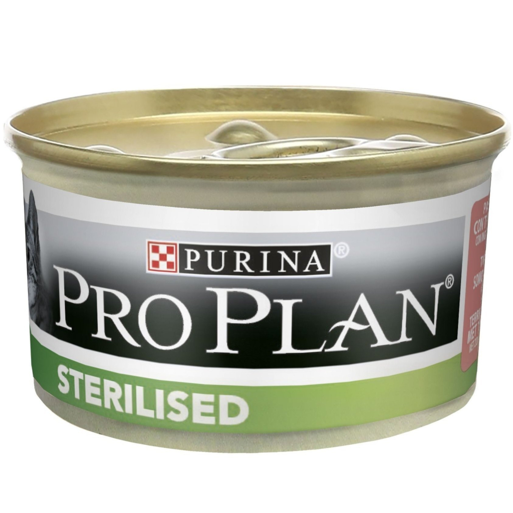 Вологий корм для кішок Purina Pro Plan Sterilised З тунцем та лососем 85 г (8445290173287) - зображення 1