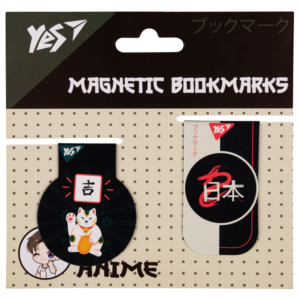 Закладки для книг Yes магнітні Anime fox, 2шт (708120) - зображення 2