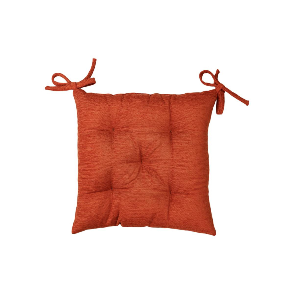 Подушка на стілець Прованс CHENILLA Оранж 40х40 (034841) - зображення 1