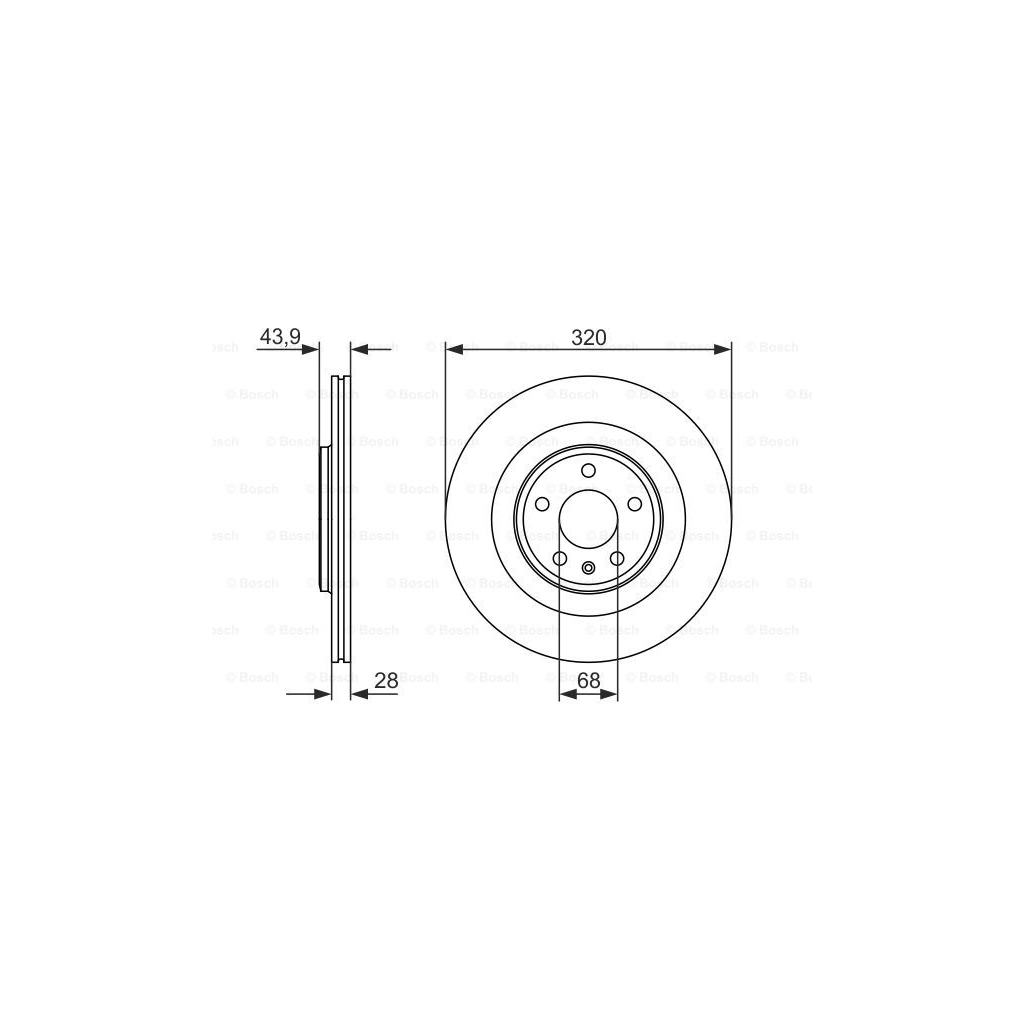 Гальмівний диск Bosch 0 986 479 552 - зображення 5