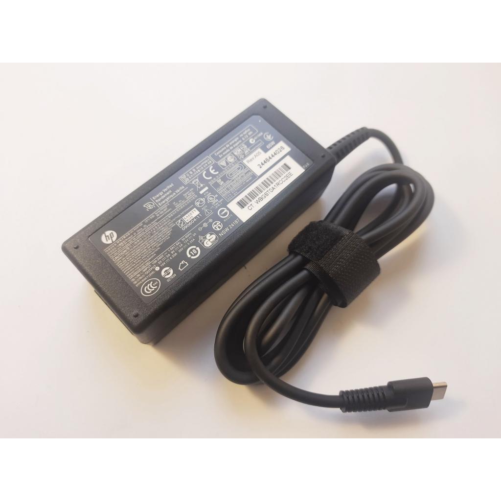 Блок живлення до ноутбуку HP 65W 20V, 3.25A + 15V, 4.33A + 12V, 5A + 9V, 3A + 5V, 3A, раз (PPP009L-E / A40250) - зображення 1