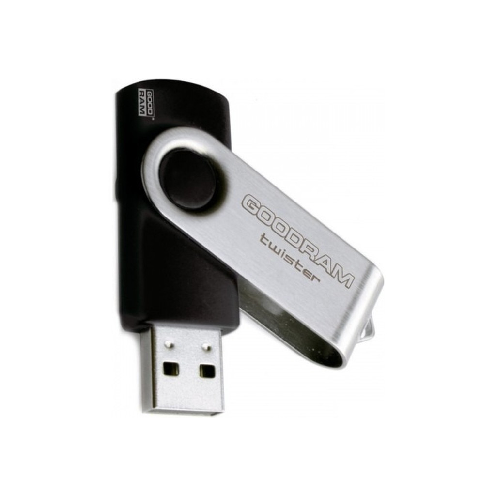 USB флеш накопичувач Goodram 16GB Twister Black USB 2.0 (UTS2-0160K0R11) - зображення 3