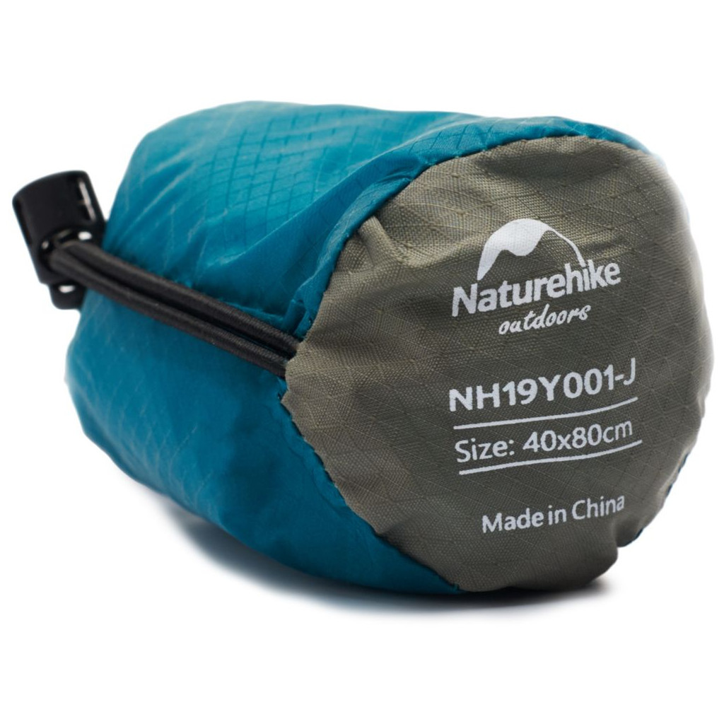 Туристичний рушник Naturehike MJ01 Ultralight NH19Y001-J 80 см х 40 см смарагдовий (6927595735824) - зображення 5