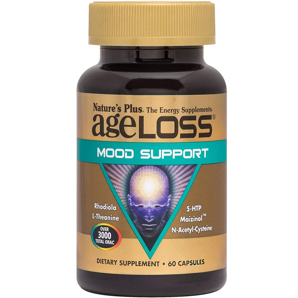 Амінокислота Natures Plus Комплекс для підтримки настрою, AgeLoss Mood Support (NTP8022) - зображення 1