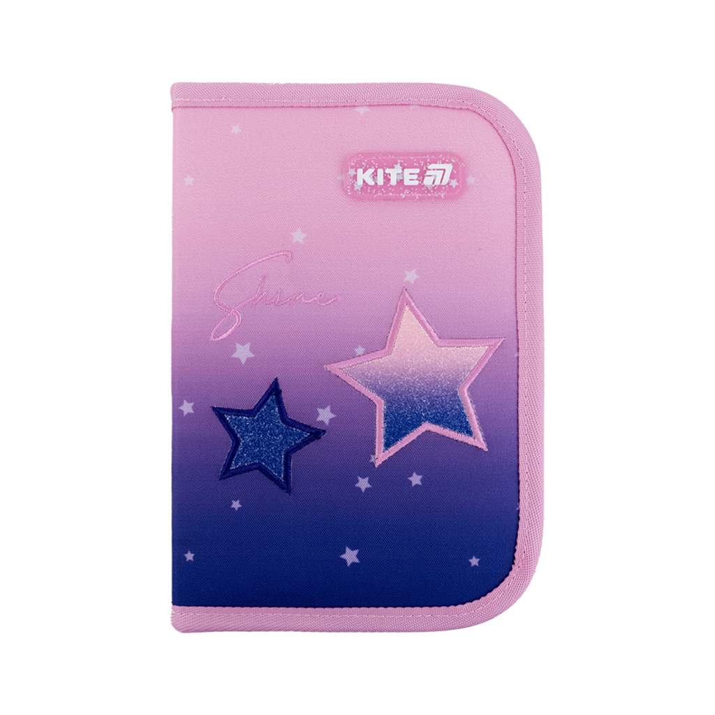 Пенал Kite 622 Sparkling, 1 відділення, 2 відвороти (K25-622-1) - изображение 3