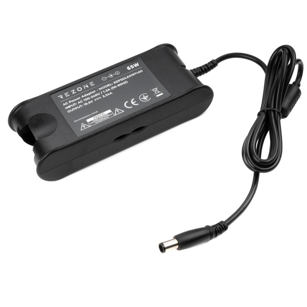 Блок живлення до ноутбуку Rezone DELL 65W 19.5V 3.34A 7.4*5.0 (RZPSDL65197450) - зображення 4