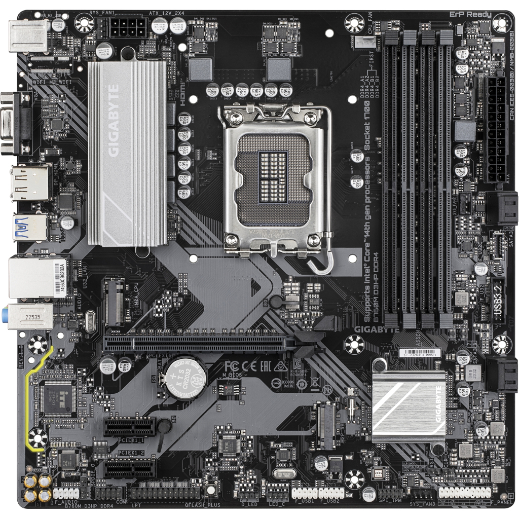 Материнська плата GIGABYTE B760M D3HP DDR4 - зображення 1
