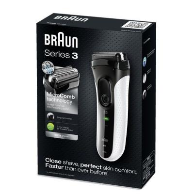 Електробритва Braun Series 3 3020 White - зображення 4