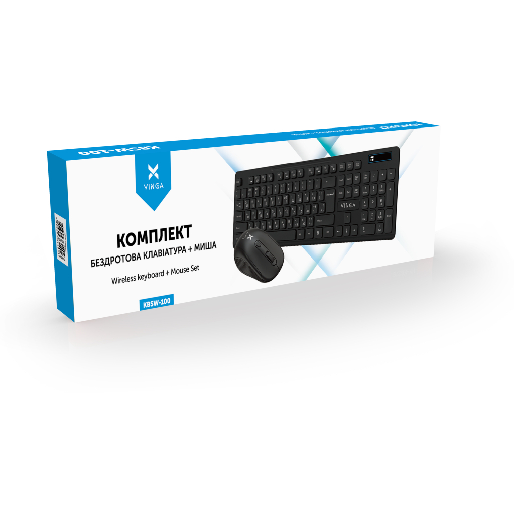 Комплект Vinga KBSW-100 Black - зображення 6