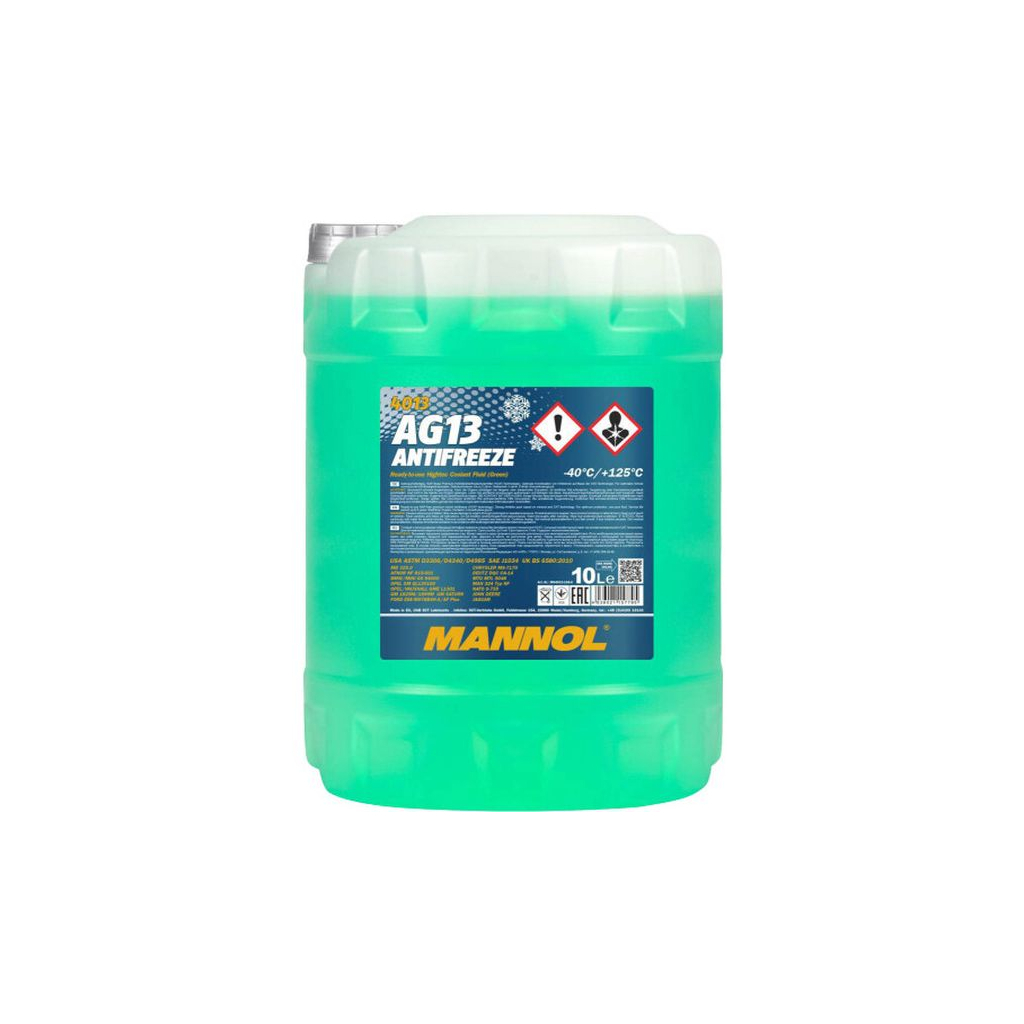 Антифриз Mannol AG 13 (-40) Hightec зел, 10л (MN4013-10) - зображення 1