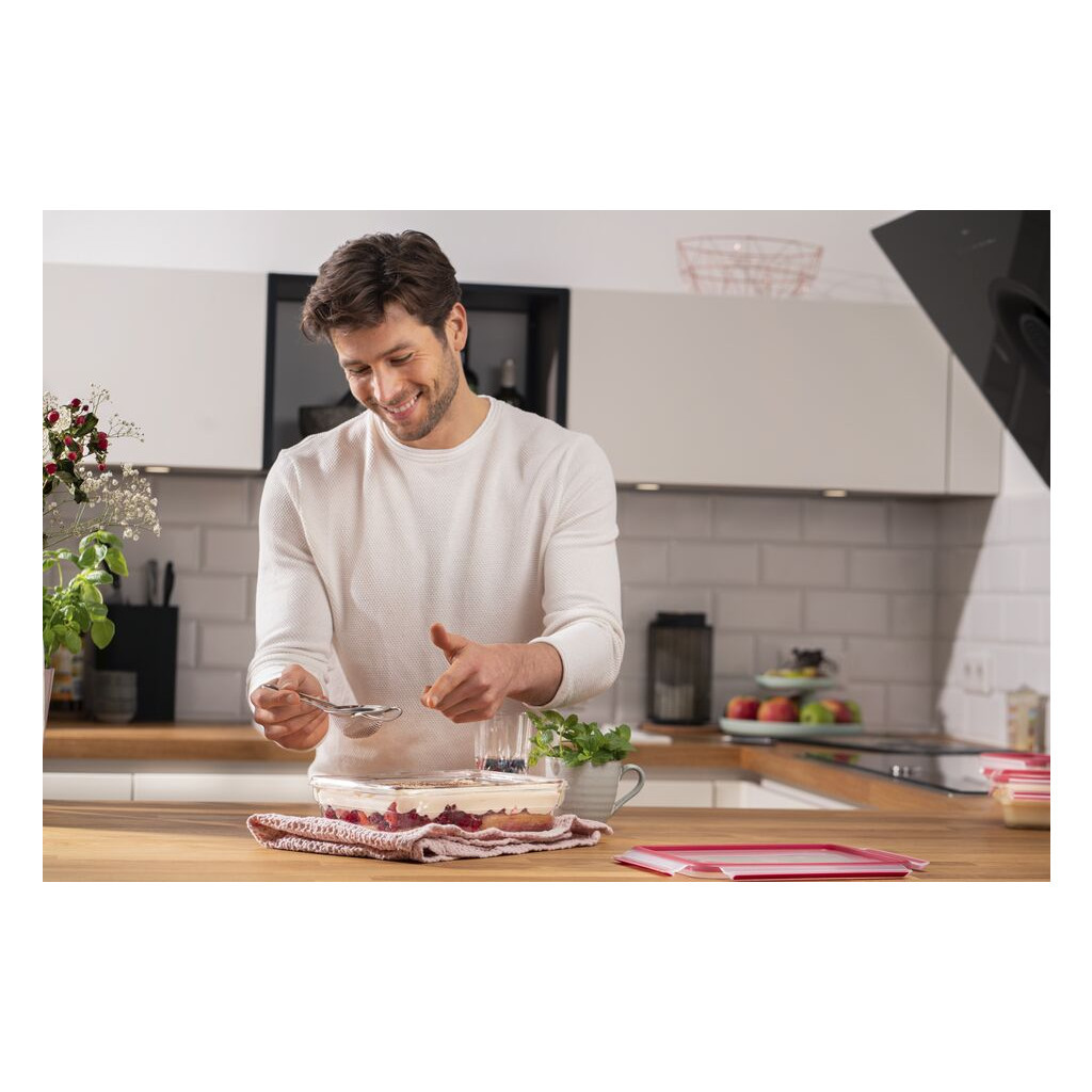 Харчовий контейнер Tefal Masterseal Glass Red 2 л (N1041110) - зображення 5