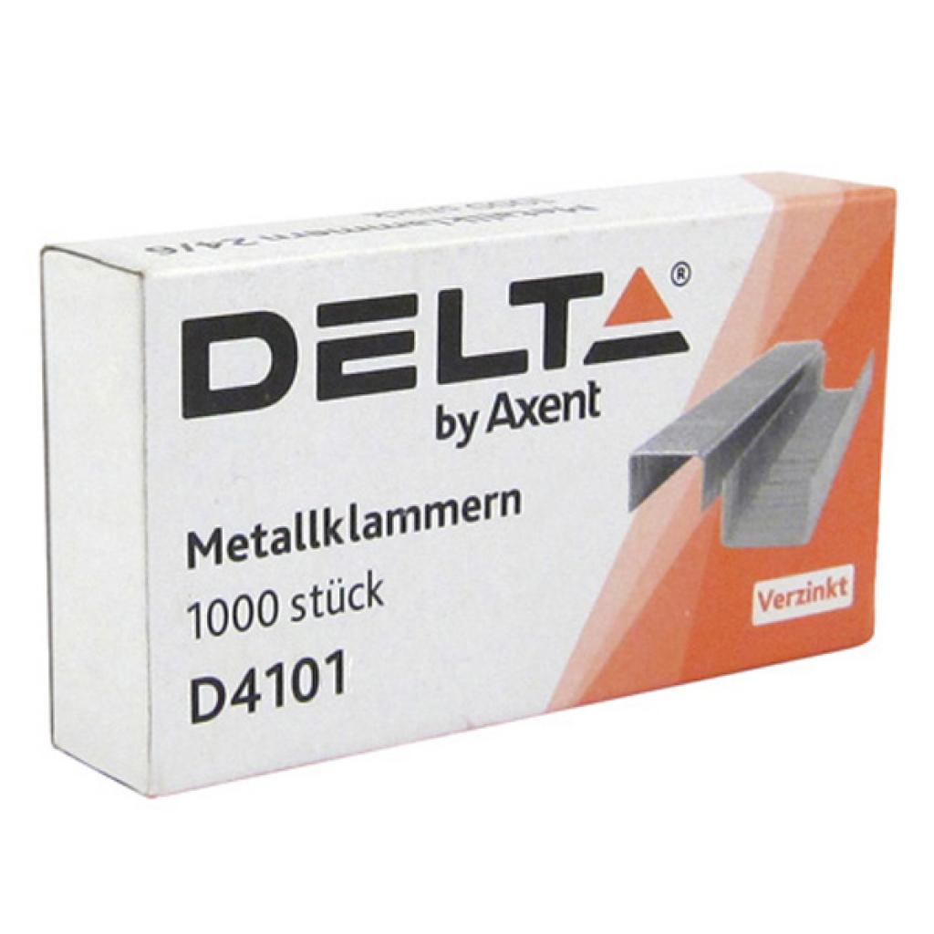 Скоби для канцелярського степлера Delta by Axent №10/5, up to 20 sheets, 1000 шт (D4101) - зображення 1