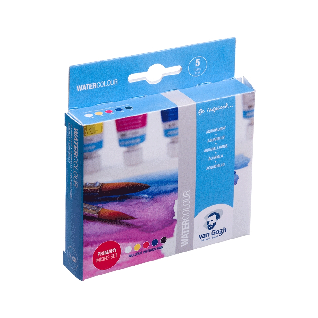 Акварельні фарби Royal Talens Van Gogh Primary 5 x 10 мл (8712079498450) - изображение 3