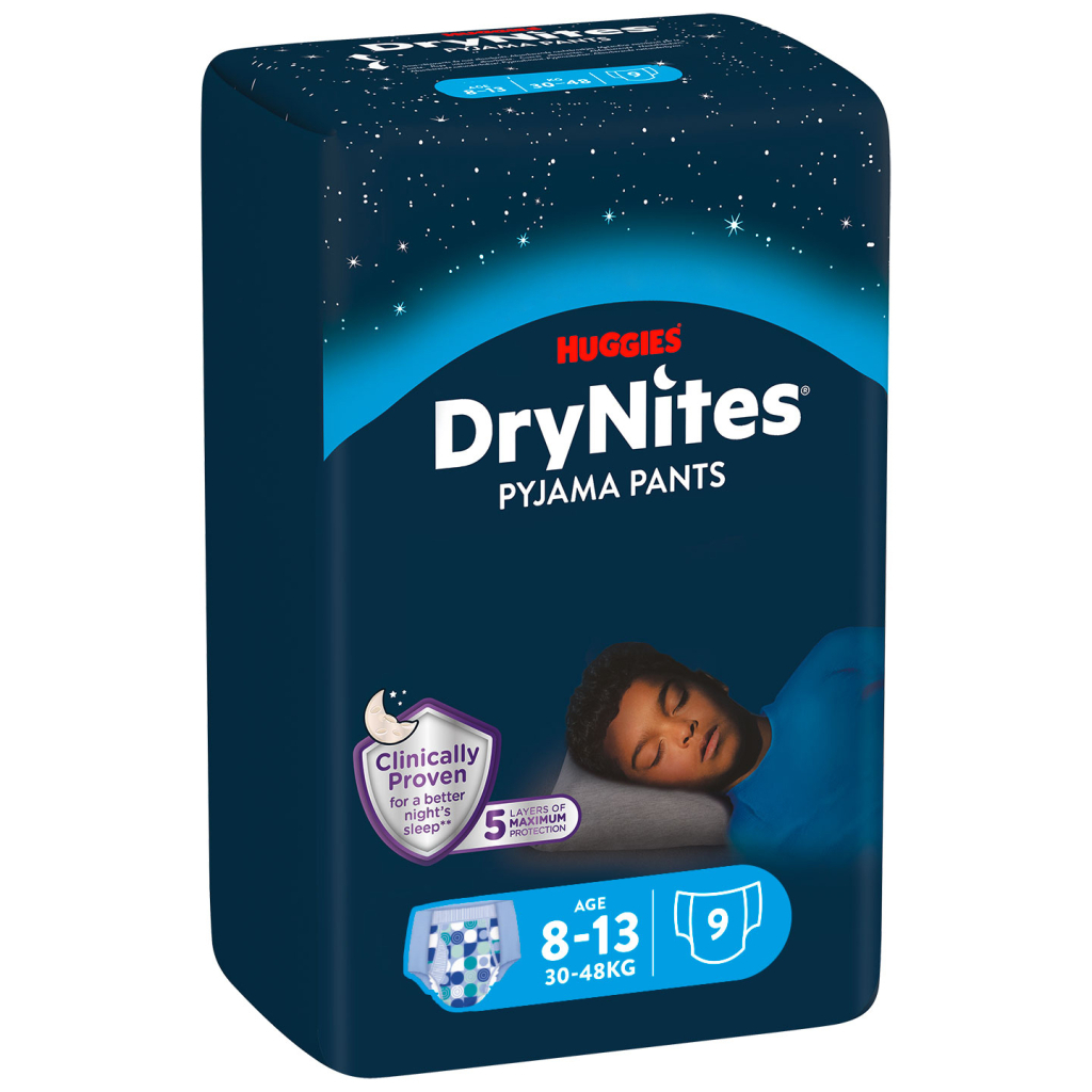 Підгузки Huggies DryNites для хлопчиків 8-13 років 9 шт (5029053527598) - зображення 1