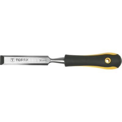 Стамеска Topex 16 мм, CrV, двокомпонентна рукоятка (09A416) - изображение 1