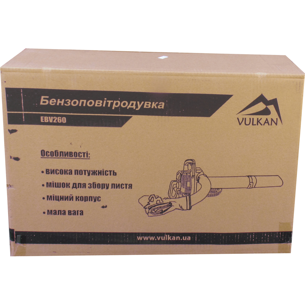 Повітродувка Vulkan EBV260 0,75кВт/1к.с., 468м3/год, з мішком 30л (EBV260) - изображение 10