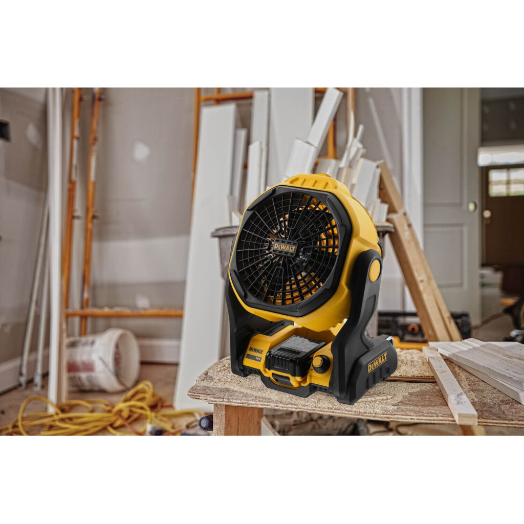 Вентилятор DeWALT повітродувка-вентилятор 18 В XR Li-lon, 1680 куб.м/год (без АКБ та ЗП) (DCE512N) - зображення 4