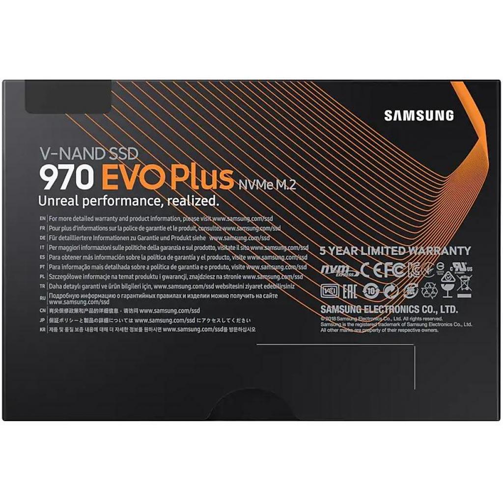 Накопичувач SSD M.2 2280 500GB 970 EVO Plus Samsung (MZ-V7S500BW) - зображення 6