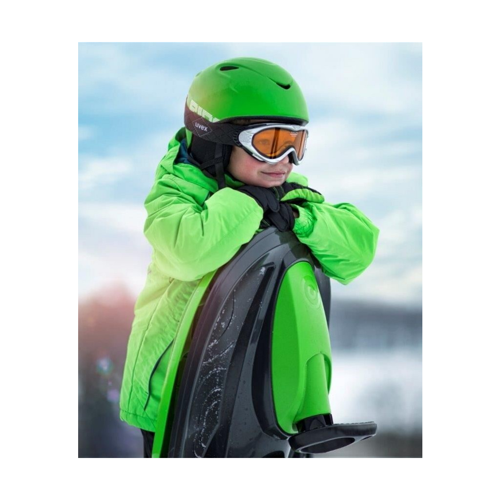 Санки Plastkon Skidrifter чорні із зеленим (49096) - зображення 5