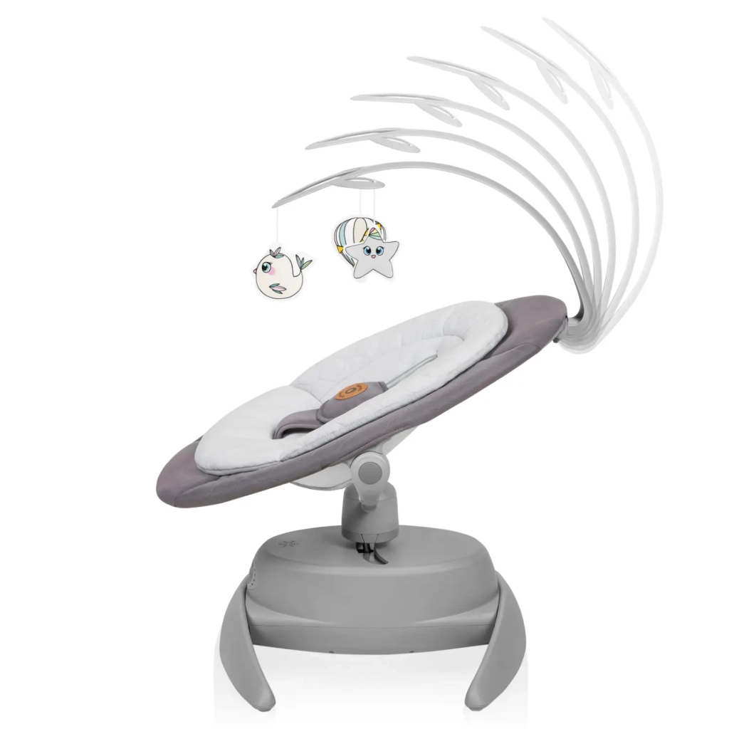 Крісло-гойдалка Lionelo Mell Grey stone (LO-MELL GREY STONE) - зображення 4