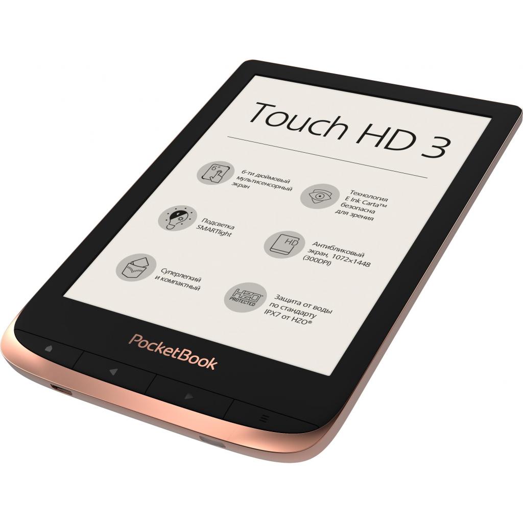 Електронна книга Pocketbook 632 Touch HD 3 Spicy Copper (PB632-K-CIS) - зображення 5