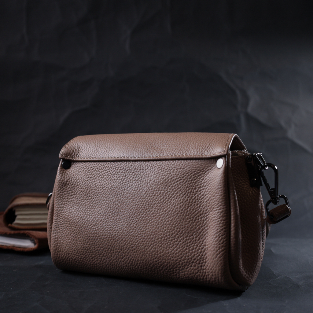 Сумка Vintage Компактна шкіряна жіноча (22256) - зображення 10