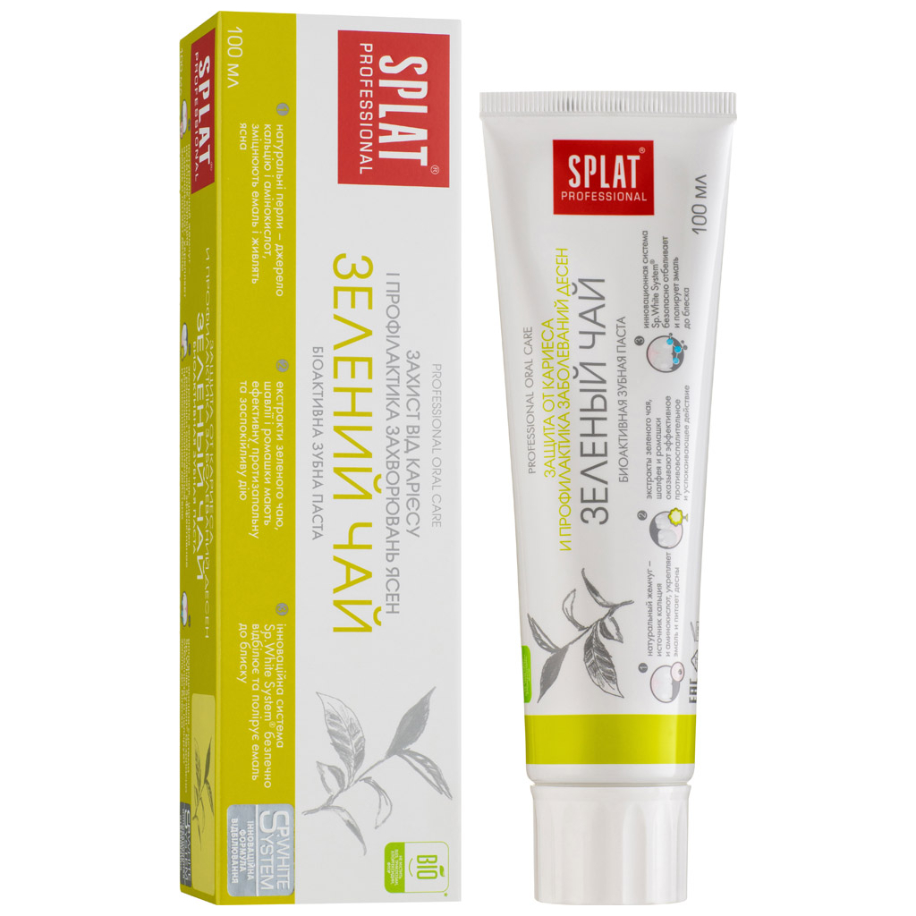 Зубна паста Splat Professional Green Tea 100 мл (7640168930264) - зображення 1