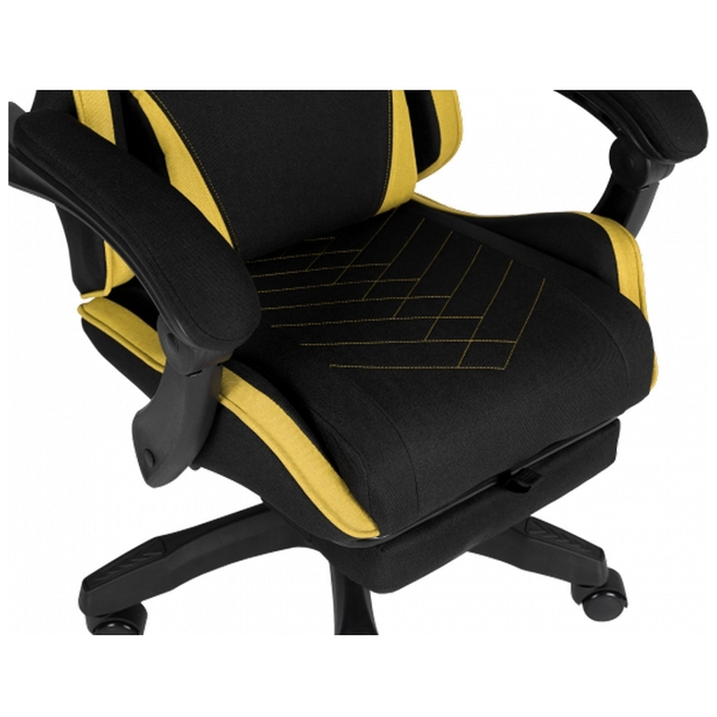Крісло ігрове GT Racer X-2339 Black/Yellow (X-2339 Fabric Black/Yellow) - зображення 8