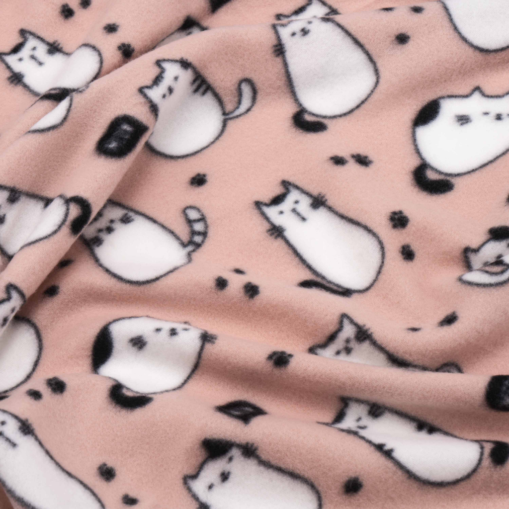 Плед Ardesto Fleece 100% поліестер 130x160см котики (ART0712PB) - зображення 6