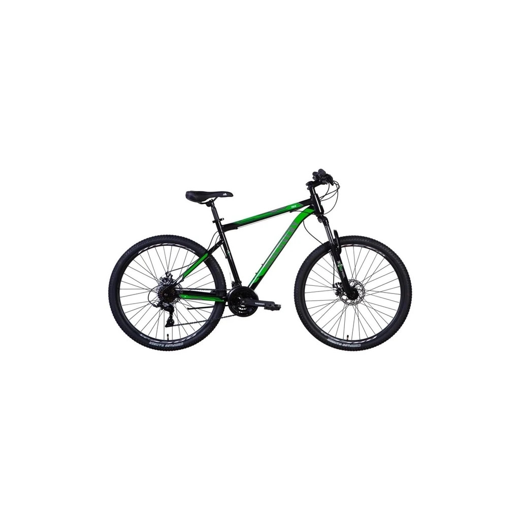 Велосипед Discovery Trek AM DD 27.5" 19.5" ST 2024 Чорно-зелений (OPS-DIS-27.5-056) - зображення 1