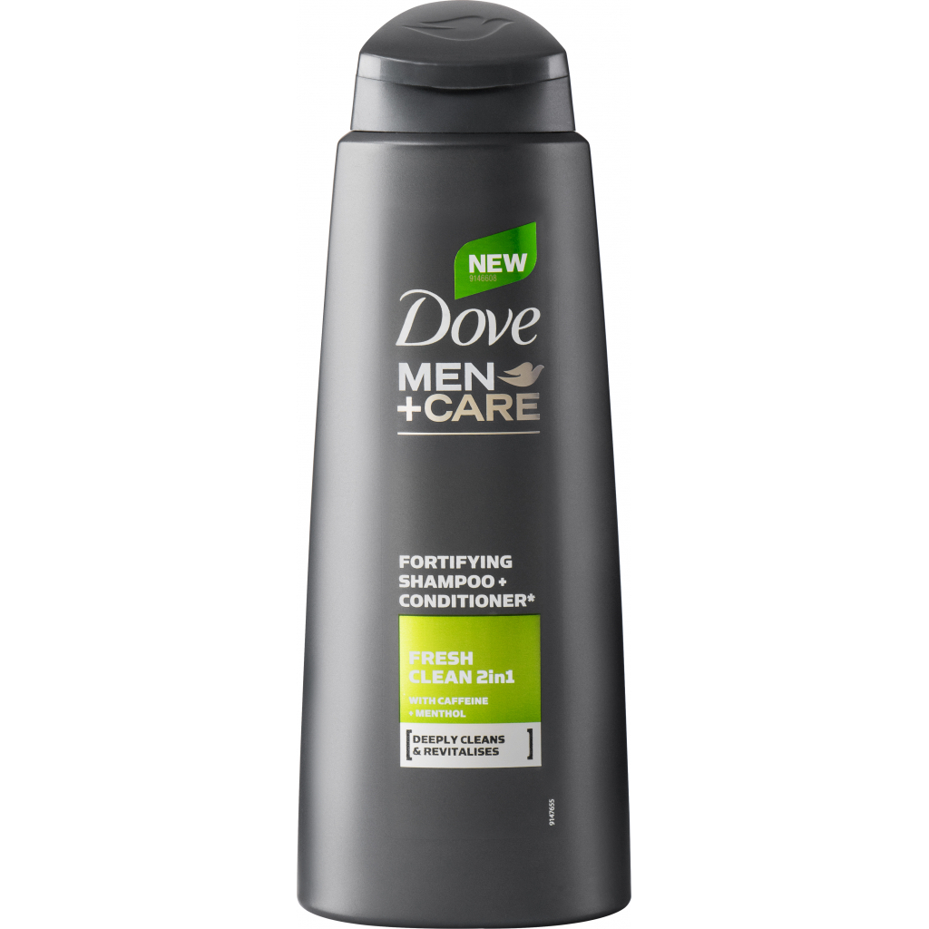 Шампунь Dove Men+Care Свіжість ментолу 400 мл (8710908381195) - зображення 1