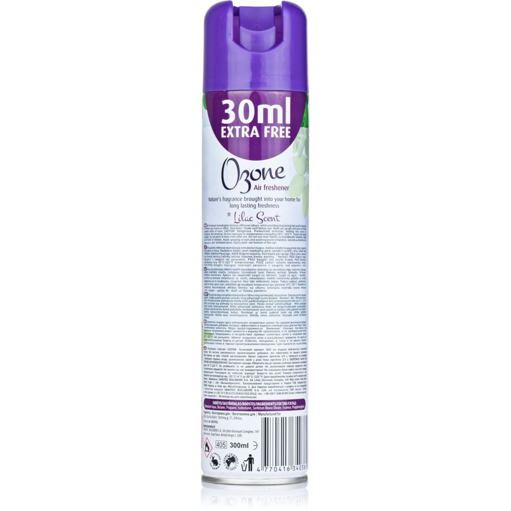 Освіжувач повітря Ozone Lilac Scent 300 мл (4770416340361) - изображение 2