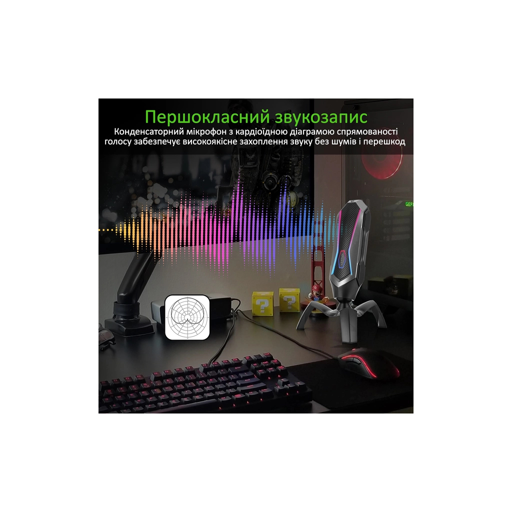 Мікрофон Vertux Marshal USB Black (marshal.black) - зображення 3