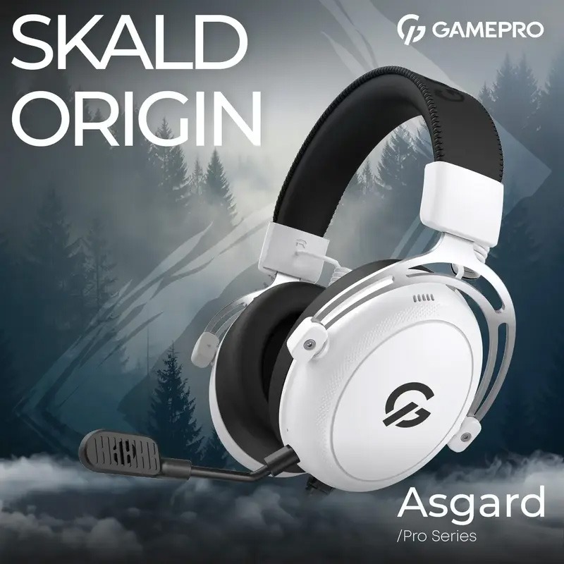 Гарнітура GamePro Asgard Skald Origin White (HS850W) - зображення 5