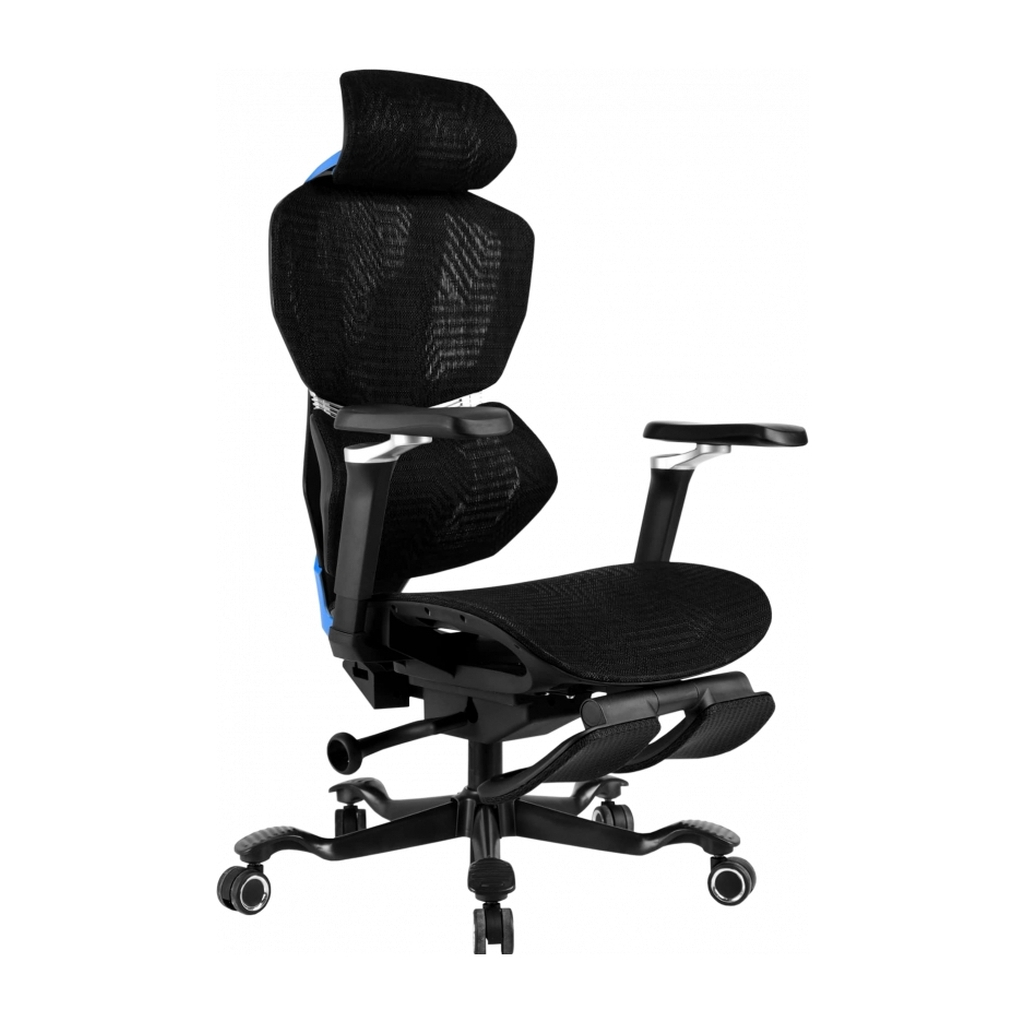 Крісло ігрове GT Racer X-7001 Black/Blue - зображення 2