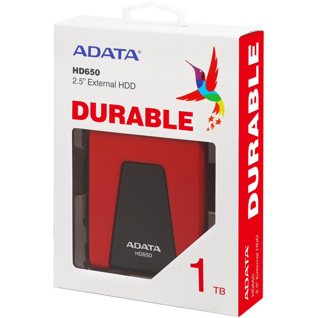 Зовнішній жорсткий диск 2.5" 1TB ADATA (AHD650-1TU31-CRD) - зображення 7