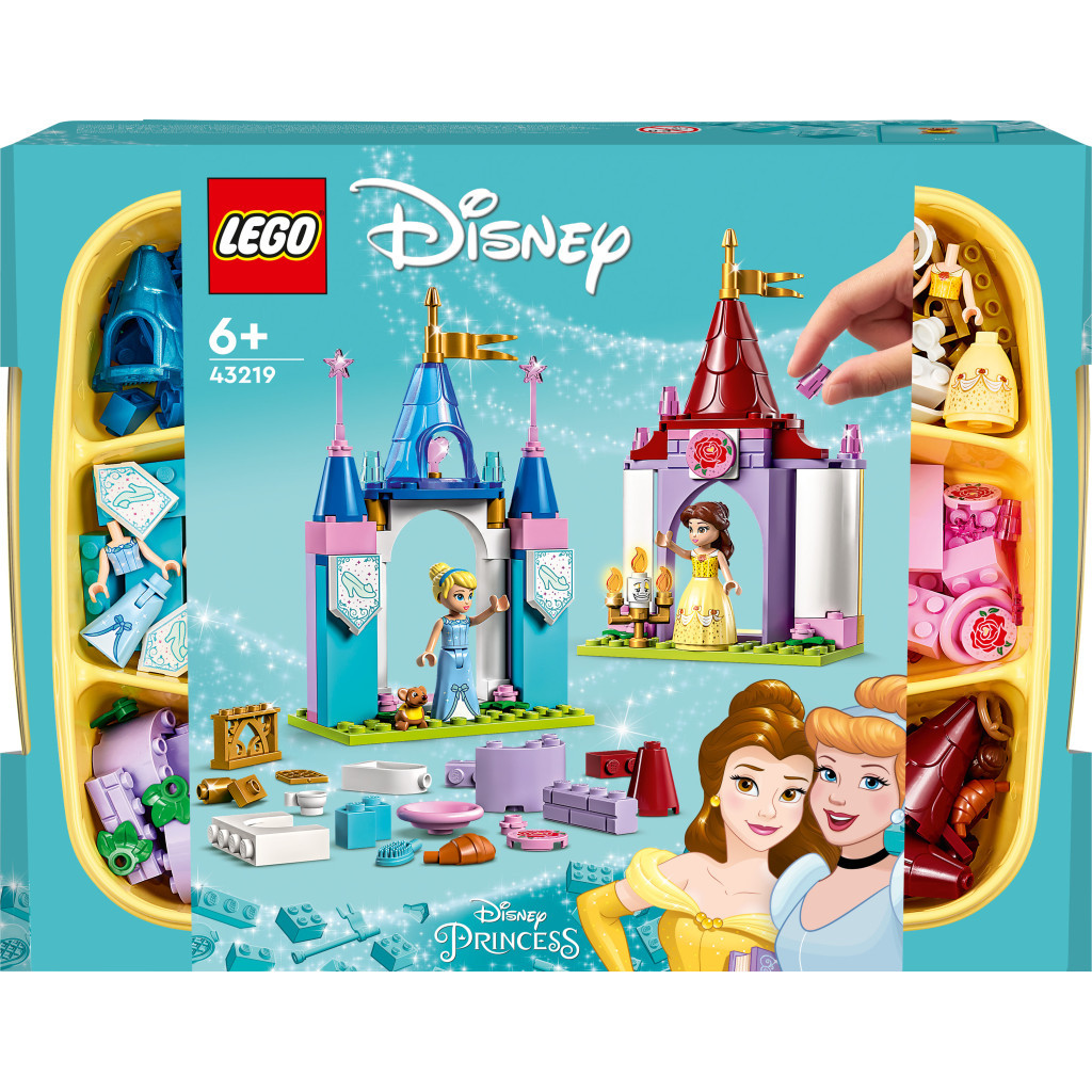 Конструктор LEGO Disney Princess Творчі замки діснеївських принцес 140 деталей (43219) - зображення 1