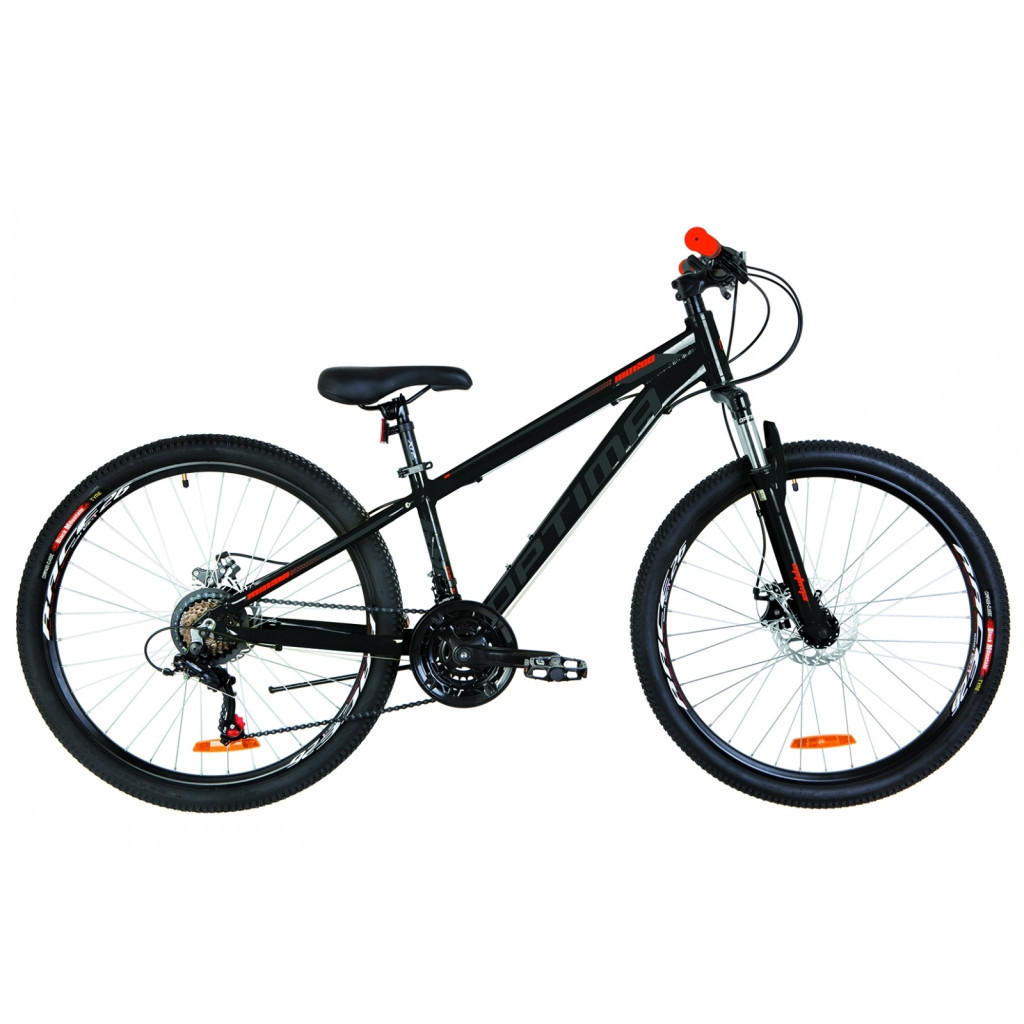 Велосипед Optimabikes 26" MOTION AM DD рама-13" 2019 чорно-помаранчевий (OPS-OP-26-156) - зображення 1