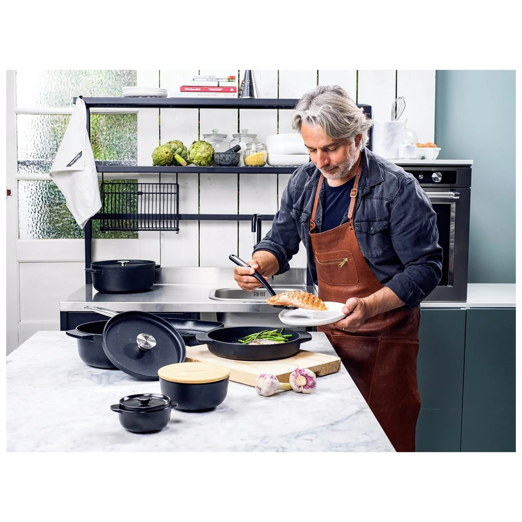 Сковорода KitchenAid Matte Oven-to-table гриль 26 см (CC004600-001) - зображення 4