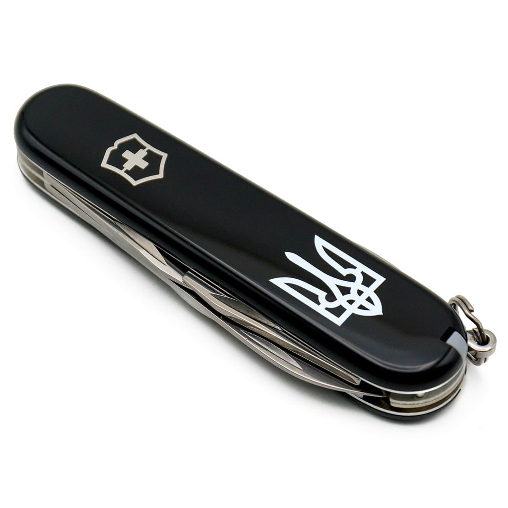 Ніж Victorinox Spartan Ukraine Black "Тризуб" (1.3603.3_T0010u) - зображення 6